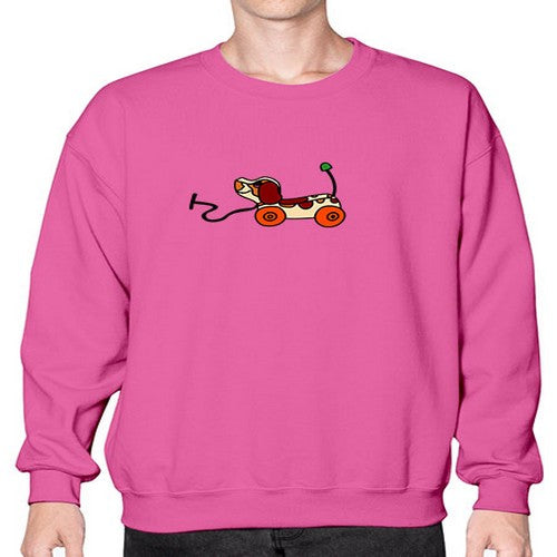 doggie pull toy 122# - dogs- Sweatshirt - Crew