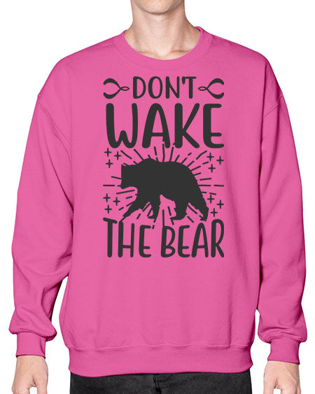 dont wake the bear 97# - bears - animals- Sweatshirt - Crew