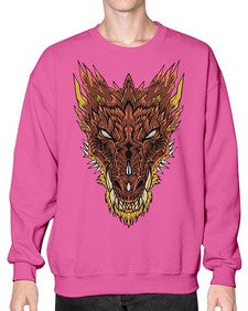 dragon 176# - dragon- Sweatshirt - Crew