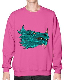 dragon 186# - dragon- Sweatshirt - Crew