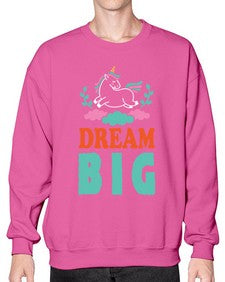 dream big 102# - unicorn- Sweatshirt - Crew