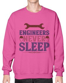 engineers never sleep Style 149# - engineer- Sweatshirt - Crew