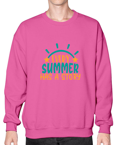 every summer has a story story Style 107# - summer- Sweatshirt - Crew