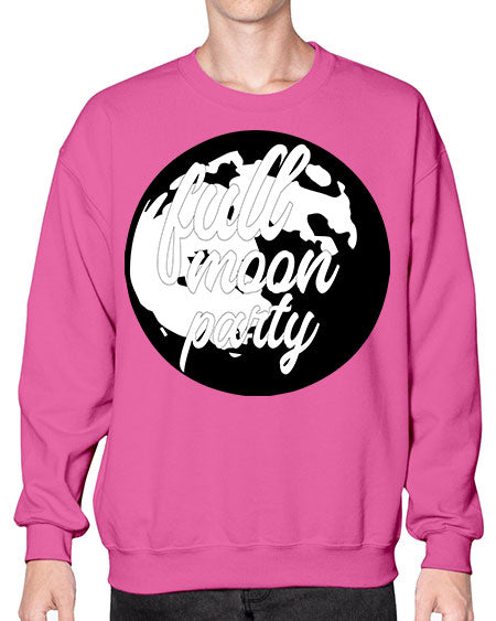 full moon party 7# - moon- Sweatshirt - Crew
