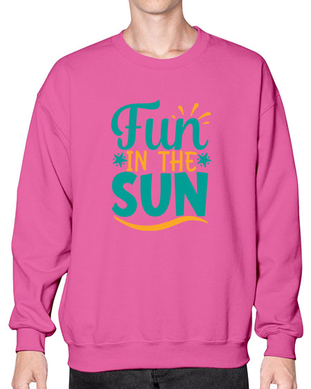 fun in the sun Style 103# - summer- Sweatshirt - Crew