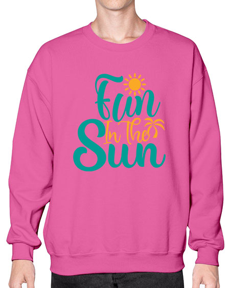 fun in the sun Style 104# - summer- Sweatshirt - Crew