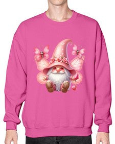 gnome with butterfly 02# - gnome- Sweatshirt - Crew