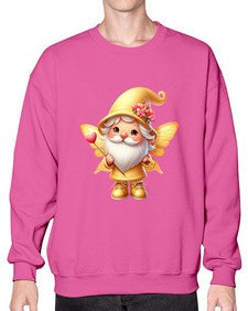 gnome with butterfly 05# - gnome- Sweatshirt - Crew