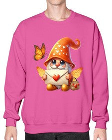 gnome with butterfly 06# - gnome- Sweatshirt - Crew