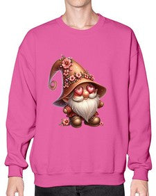gnome with butterfly 15# - gnome- Sweatshirt - Crew