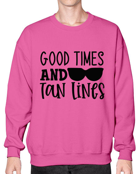 good times and tan lines Style 99# - summer- Sweatshirt - Crew