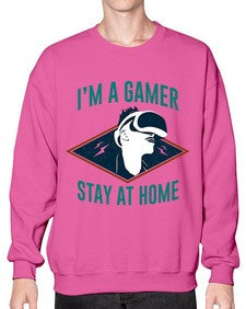 im gamer stay at home 119# - video games- Sweatshirt - Crew