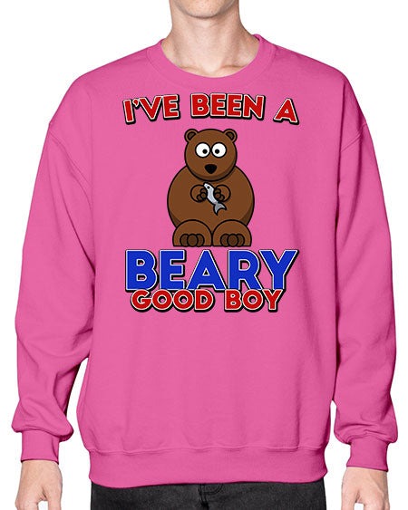 ive been a beary good boy 153# - bears - animals- Sweatshirt - Crew