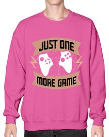 just one more game 130# - video games- Sweatshirt - Crew