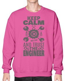 keep calm and trust the engineer 1023# - engineer- Sweatshirt - Crew