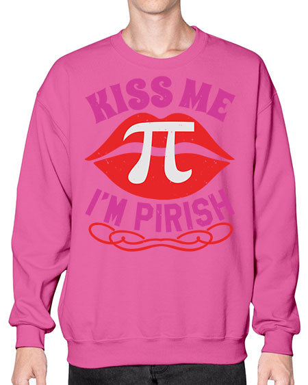 kiss me im PIrish 29# - pi- Sweatshirt - Crew
