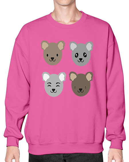 koala bears 167# - bears - animals- Sweatshirt - Crew