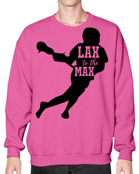 lax to the max 2# - lacrosse- Sweatshirt - Crew