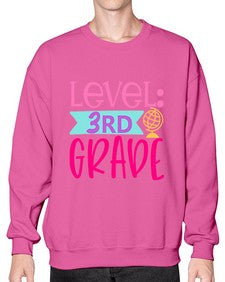 level third grade one hundred 465# - third grade- Sweatshirt - Crew