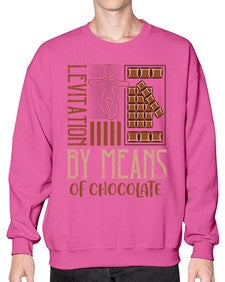 levitation by means of chocolate 307# - chocolate- Sweatshirt - Crew