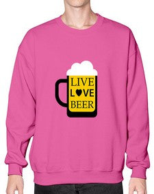live love beer 1339# - beer- Sweatshirt - Crew