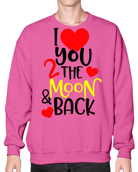 lovemoonback 3# - moon- Sweatshirt - Crew