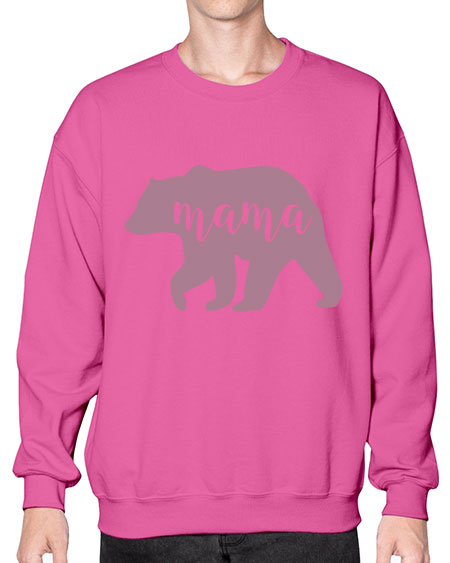 mama bear 175# - bears - animals- Sweatshirt - Crew