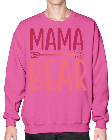 mama bear 181# - bears - animals- Sweatshirt - Crew