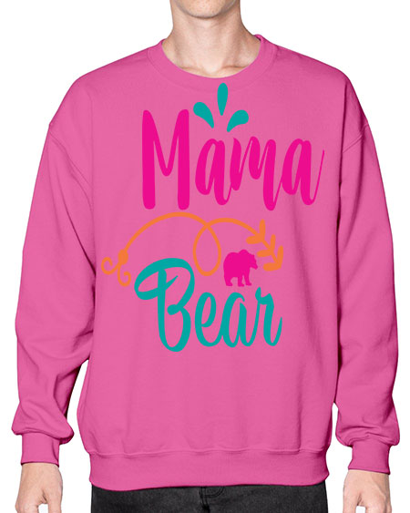 mama bear 183# - bears - animals- Sweatshirt - Crew