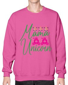 mama unicorn 288# - unicorn- Sweatshirt - Crew