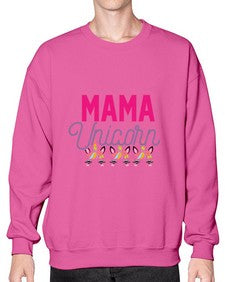 mama unicorn 289# - unicorn- Sweatshirt - Crew