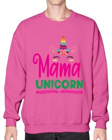 mama unicorn 291# - unicorn- Sweatshirt - Crew