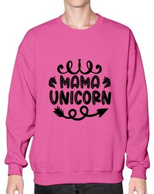 mama unicorn 300# - unicorn- Sweatshirt - Crew