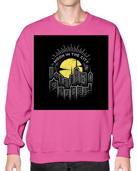 mooninthecity 2# - moon- Sweatshirt - Crew
