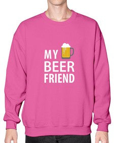 my beer friend 1409# - beer- Sweatshirt - Crew
