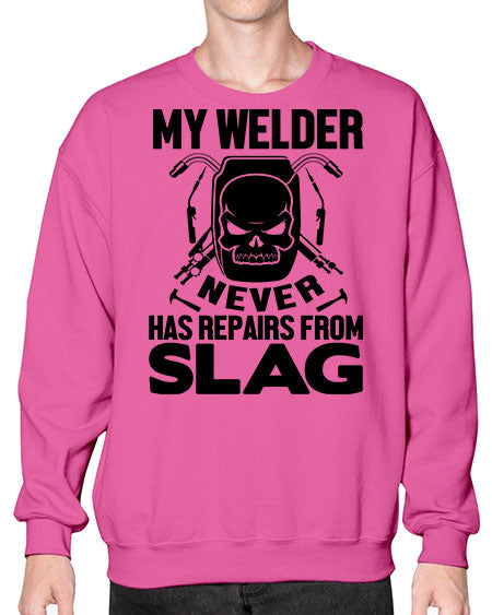 my welder never 1117# - welder- Sweatshirt - Crew