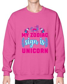 my zodiac sign is unicorn 325# - unicorn- Sweatshirt - Crew