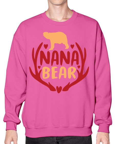 nana bear 195# - bears - animals- Sweatshirt - Crew