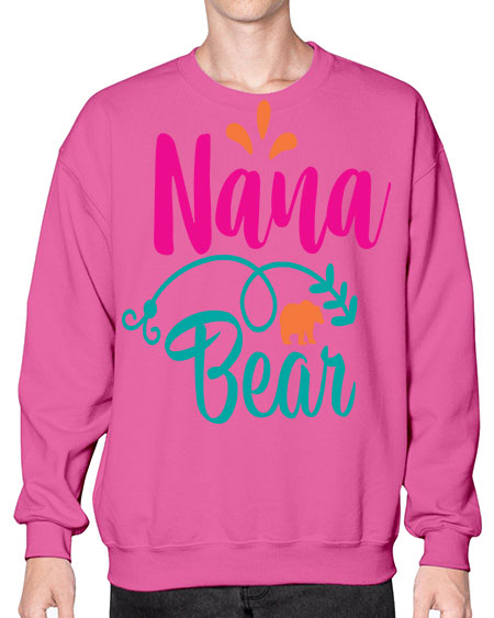 nana bear 197# - bears - animals- Sweatshirt - Crew