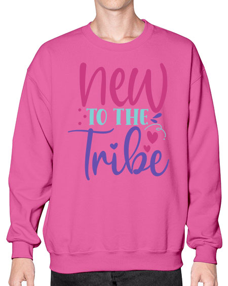new to the tribe Style 163# - baby- Sweatshirt - Crew