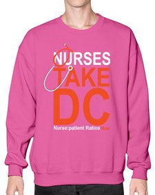 nurse take dc 1198# - nurse- Sweatshirt - Crew