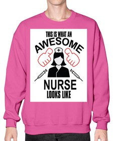 nurse tshirt 1218# - nurse- Sweatshirt - Crew