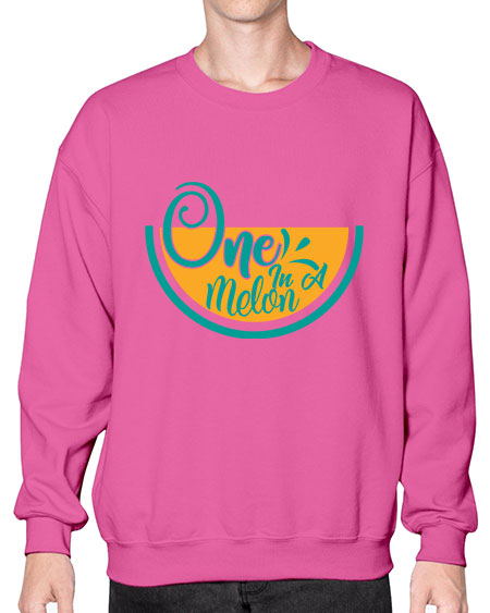 one in a melon Style 85# - summer- Sweatshirt - Crew