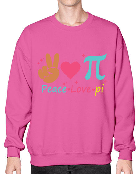 peace love pi 30# - pi- Sweatshirt - Crew
