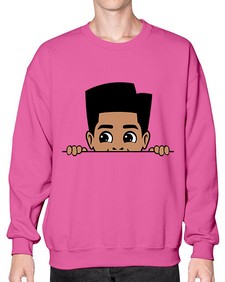 peekaboo boy 18# - black boys or men- Sweatshirt - Crew