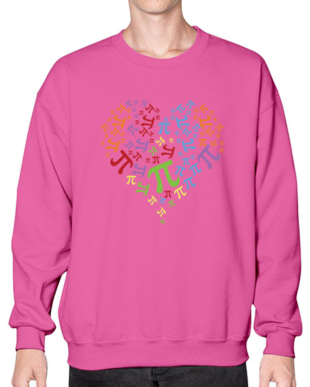 pi design 25# - pi- Sweatshirt - Crew