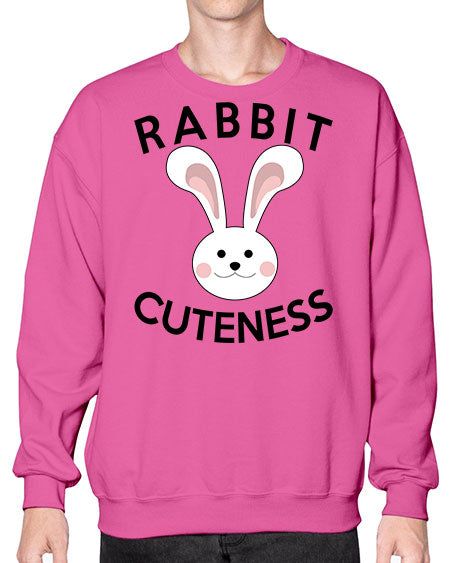 rabbit cuteness - rabbit- Sweatshirt - Crew