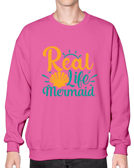 real life mermaid Style 79# - summer- Sweatshirt - Crew