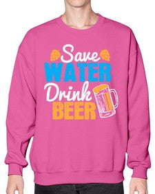 save water drink beer 1515# - beer- Sweatshirt - Crew
