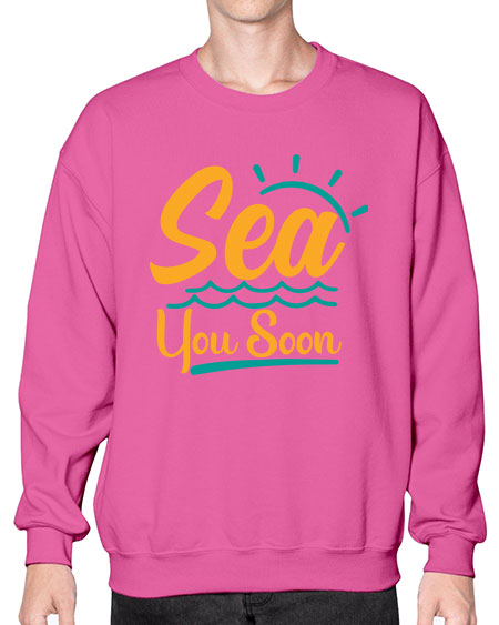 sea you soon Style 76# - summer- Sweatshirt - Crew